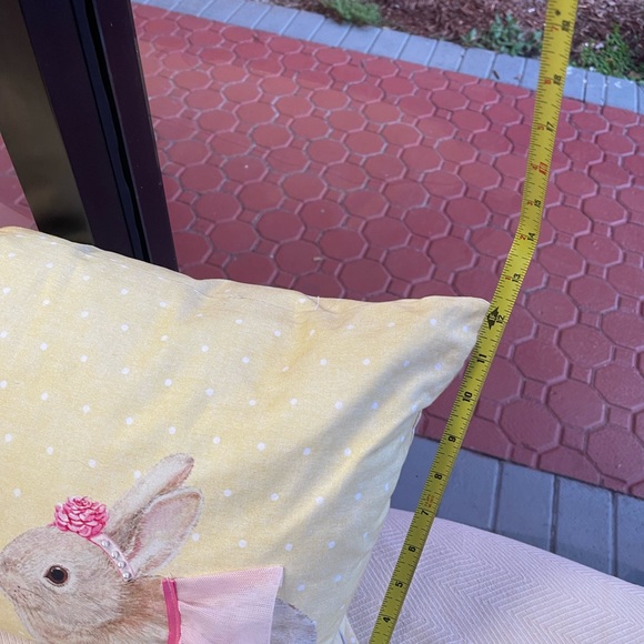 Rabbit theme throw pillow - Picture 3 of 7